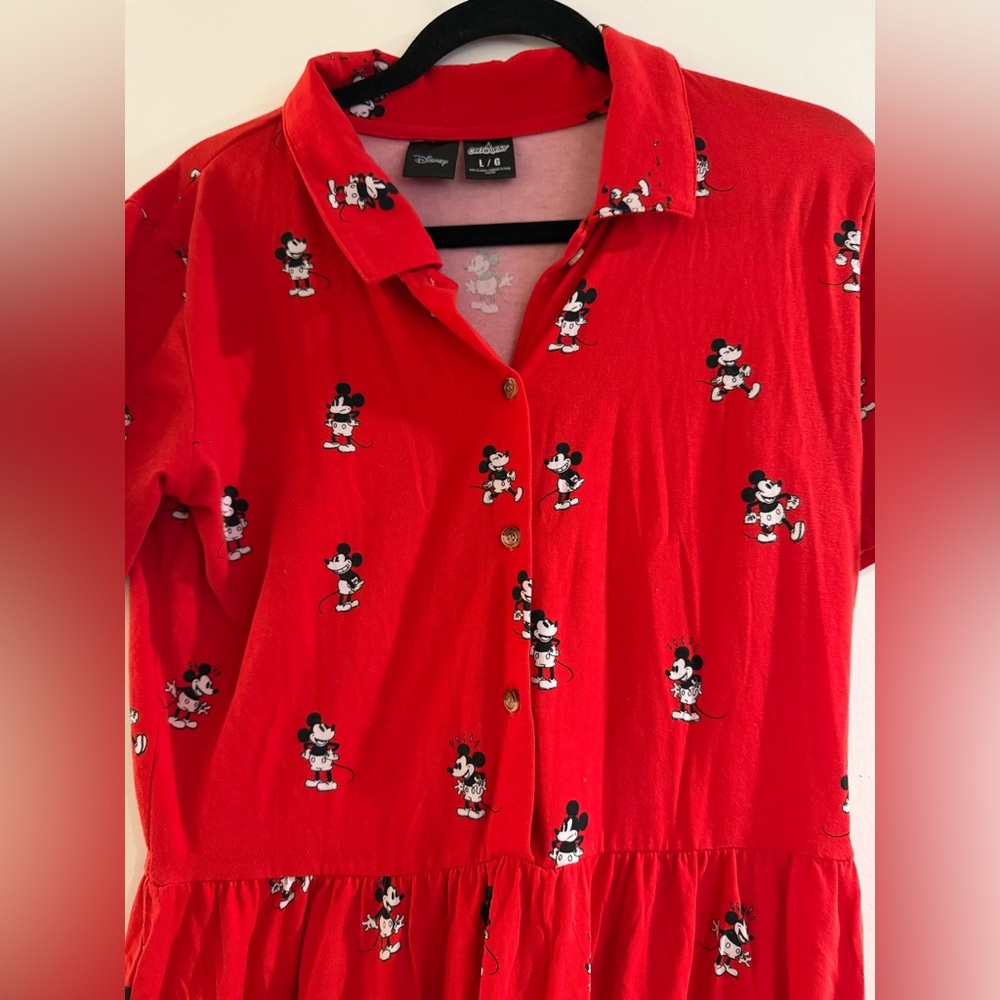 Red Mickey Mouse Disney Dress by Cakeworthy